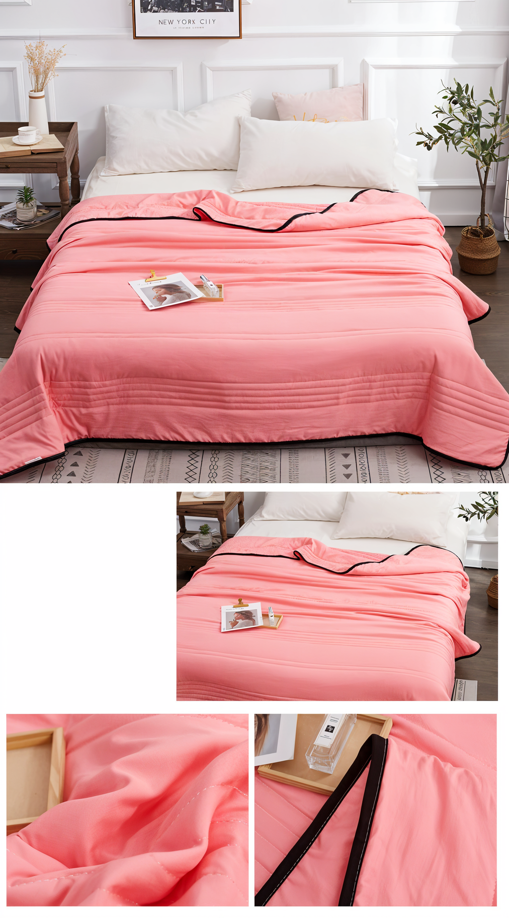 Cool Sleep Blanket With Airy Fabric For Temperature Control - Elesira