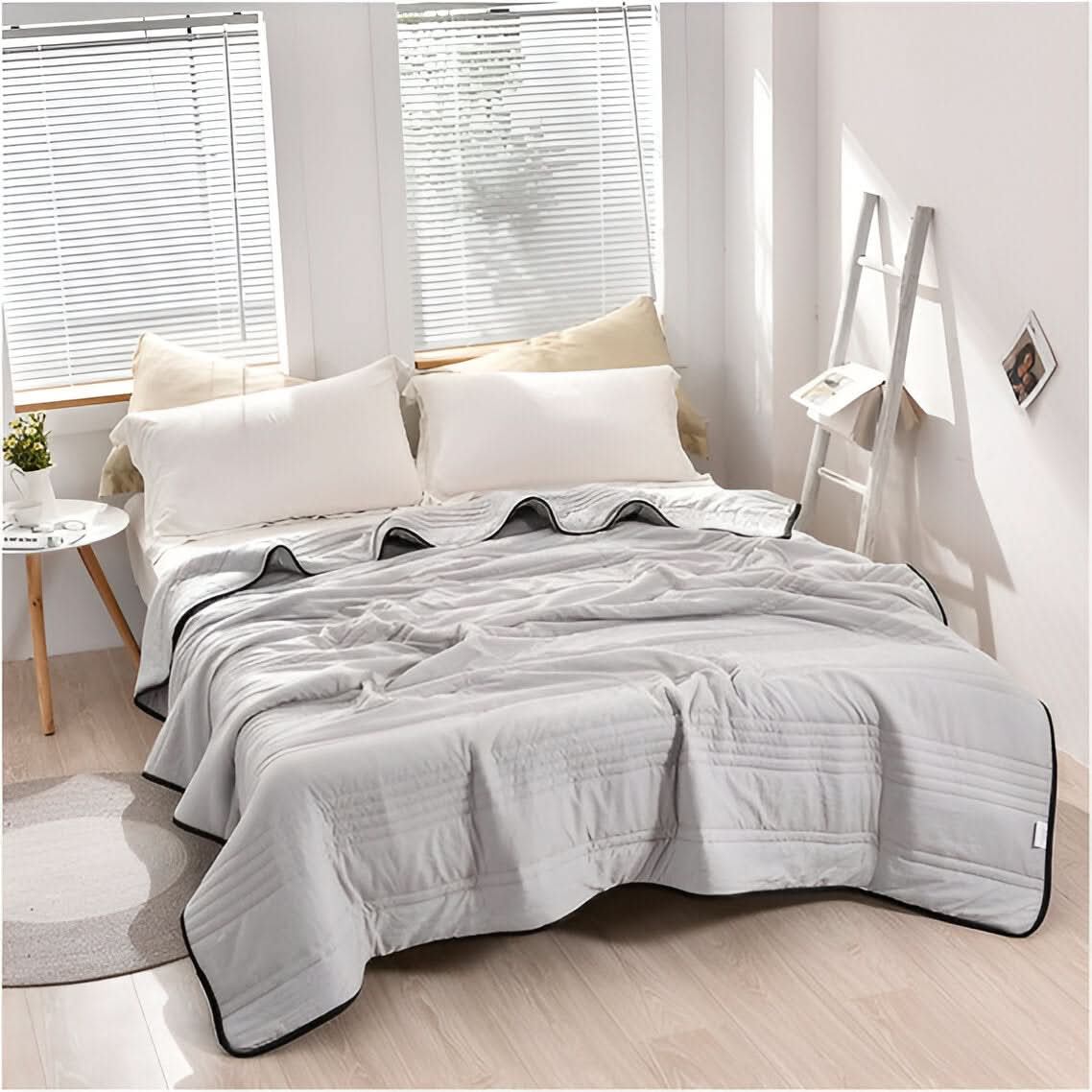 Cool Sleep Blanket With Airy Fabric For Temperature Control - Elesira
