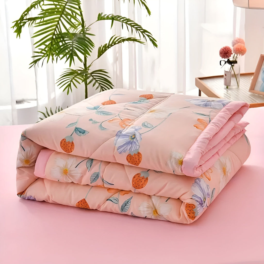 Lightweight Cotton Cooling Blanket For Bed Breathable For Hot Sleepers - Elesira