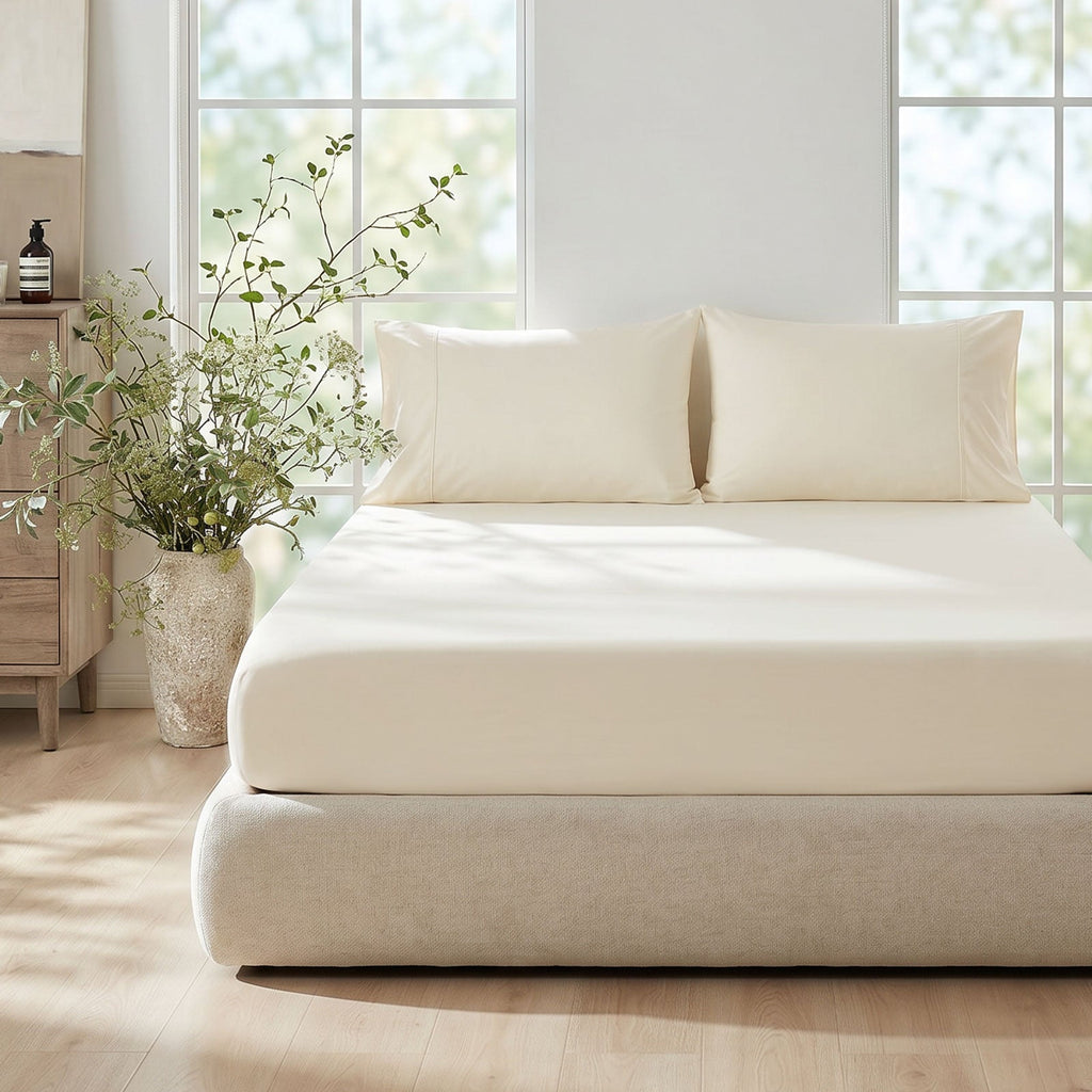 Cooling Comfort Fitted Sheets Featuring Deep Pockets For Hot Sleepers - Elesira
