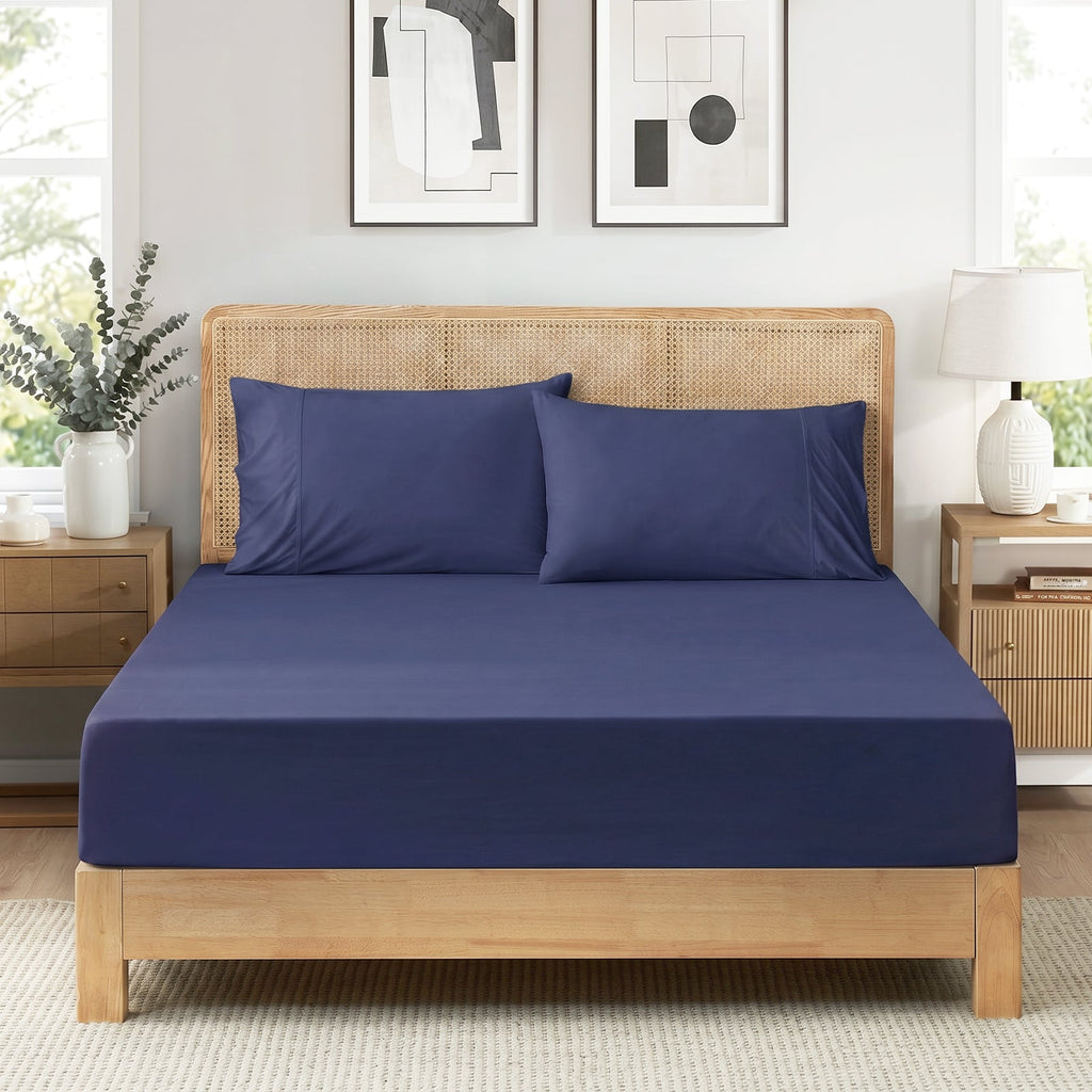 Cooling Comfort Fitted Sheets Featuring Deep Pockets For Hot Sleepers - Elesira