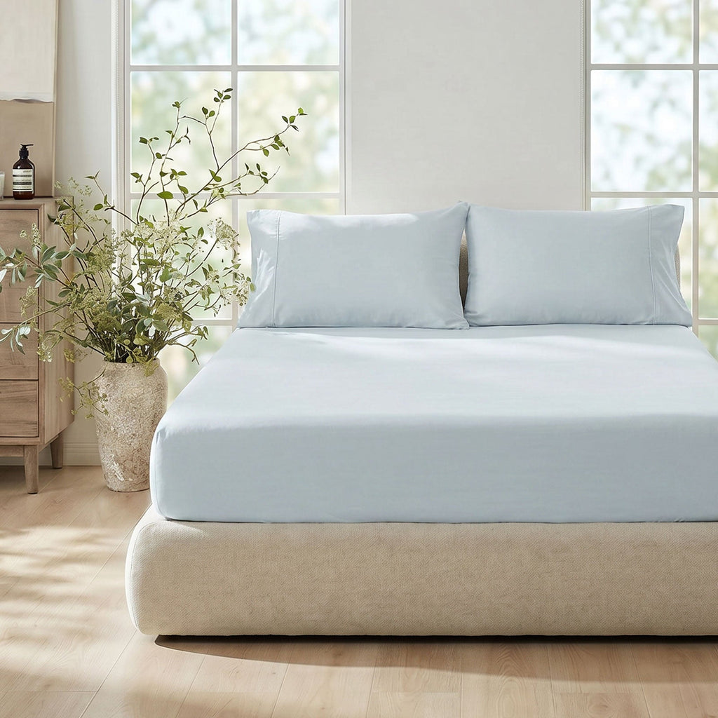 Cooling Comfort Fitted Sheets Featuring Deep Pockets For Hot Sleepers - Elesira