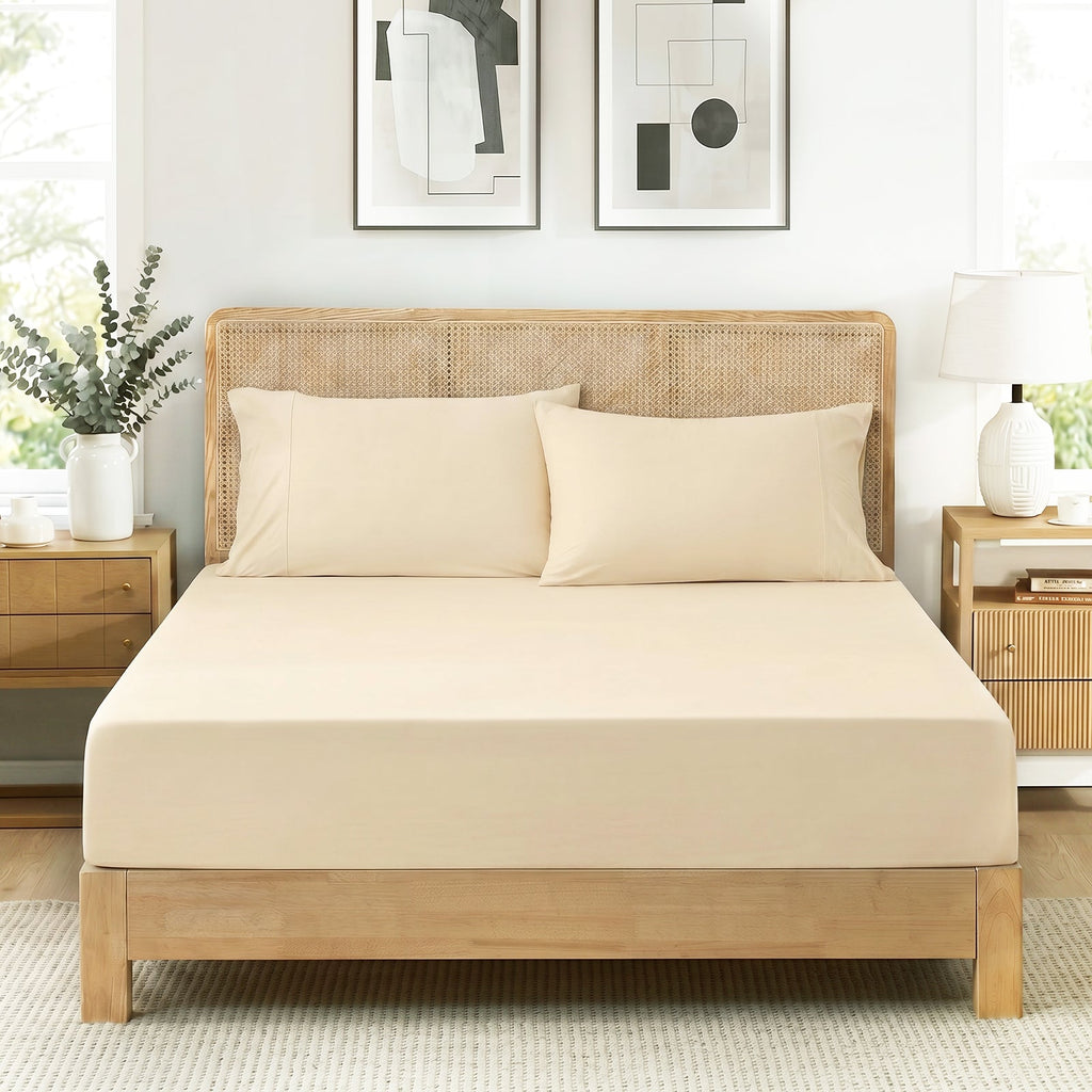 Cooling Comfort Fitted Sheets Featuring Deep Pockets For Hot Sleepers - Elesira