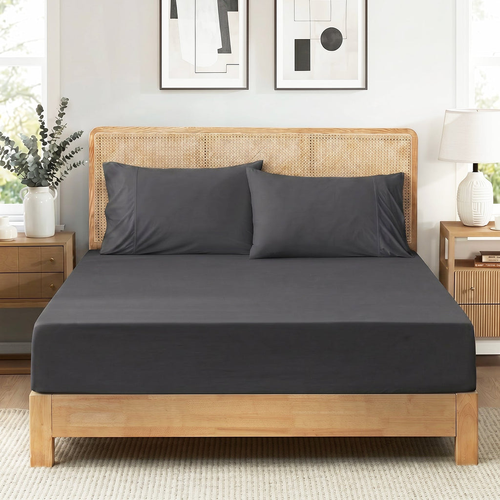 Cooling Comfort Fitted Sheets Featuring Deep Pockets For Hot Sleepers - Elesira