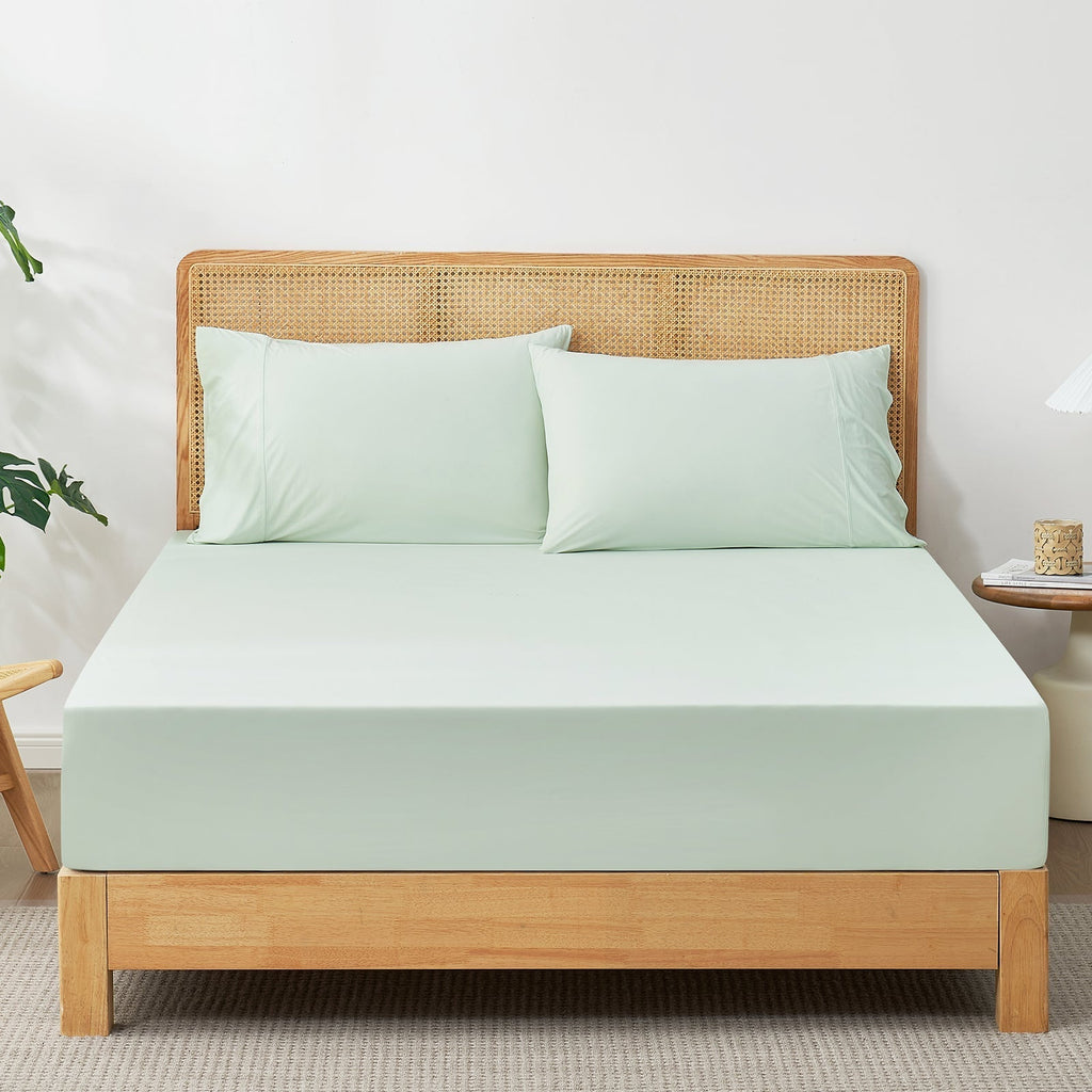 Cooling Comfort Fitted Sheets Featuring Deep Pockets For Hot Sleepers - Elesira