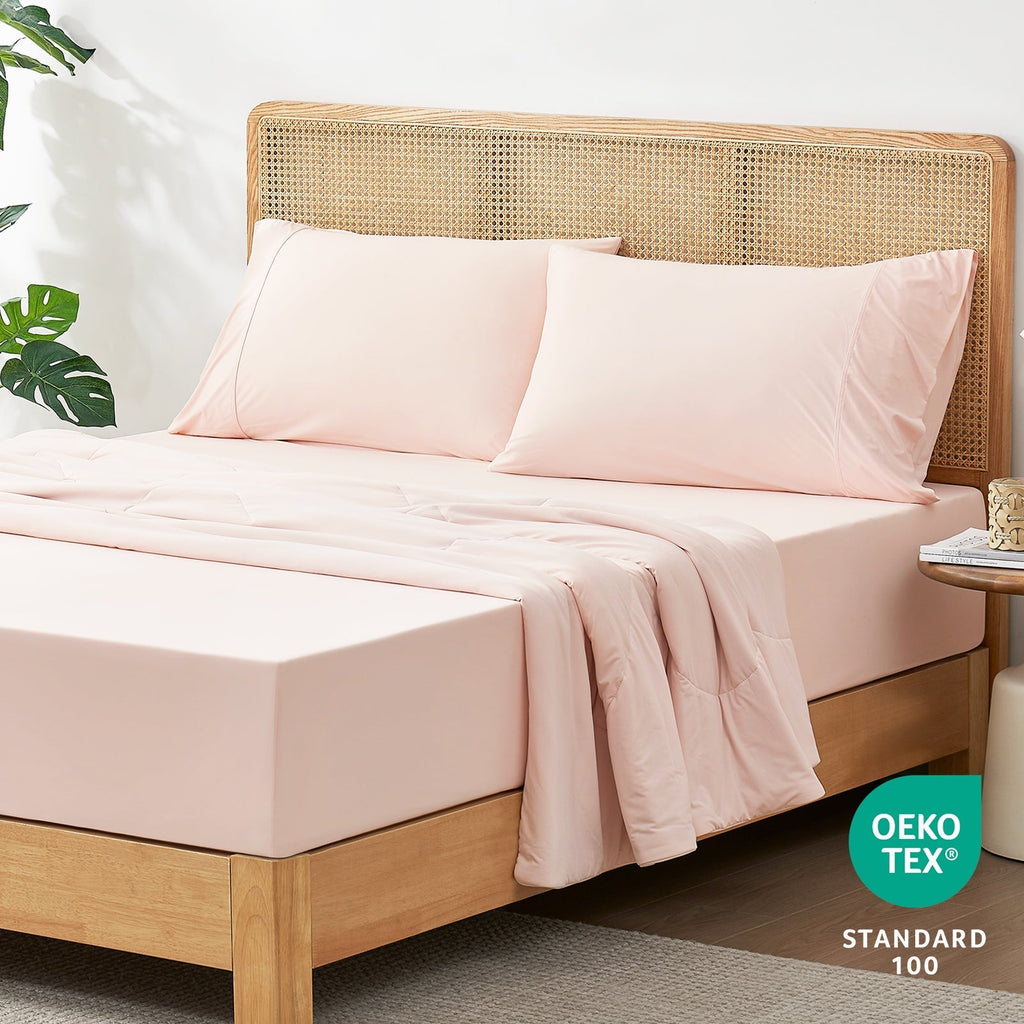 Cooling Comfort Fitted Sheets Featuring Deep Pockets For Hot Sleepers - Elesira