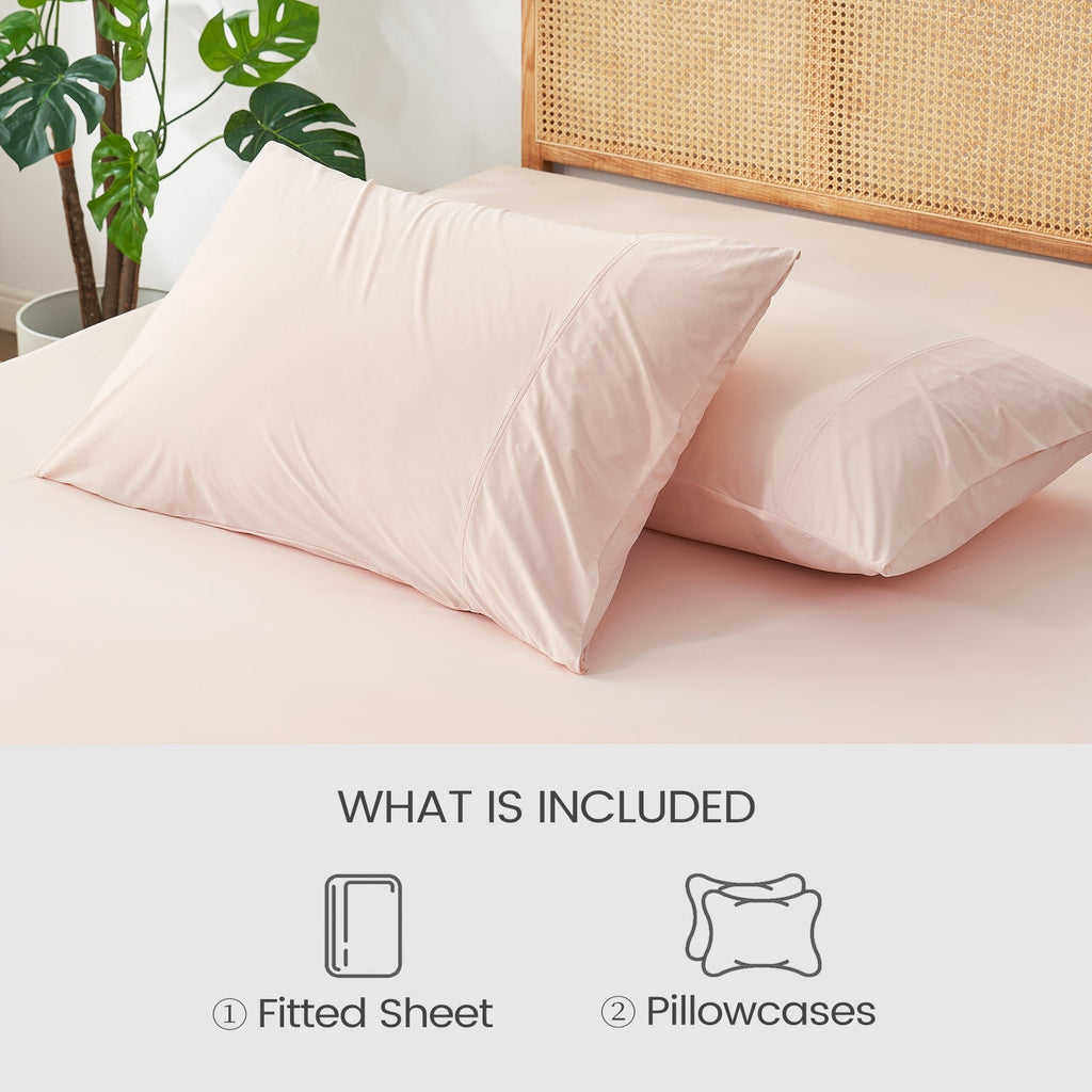 Cooling Comfort Fitted Sheets Featuring Deep Pockets For Hot Sleepers - Elesira