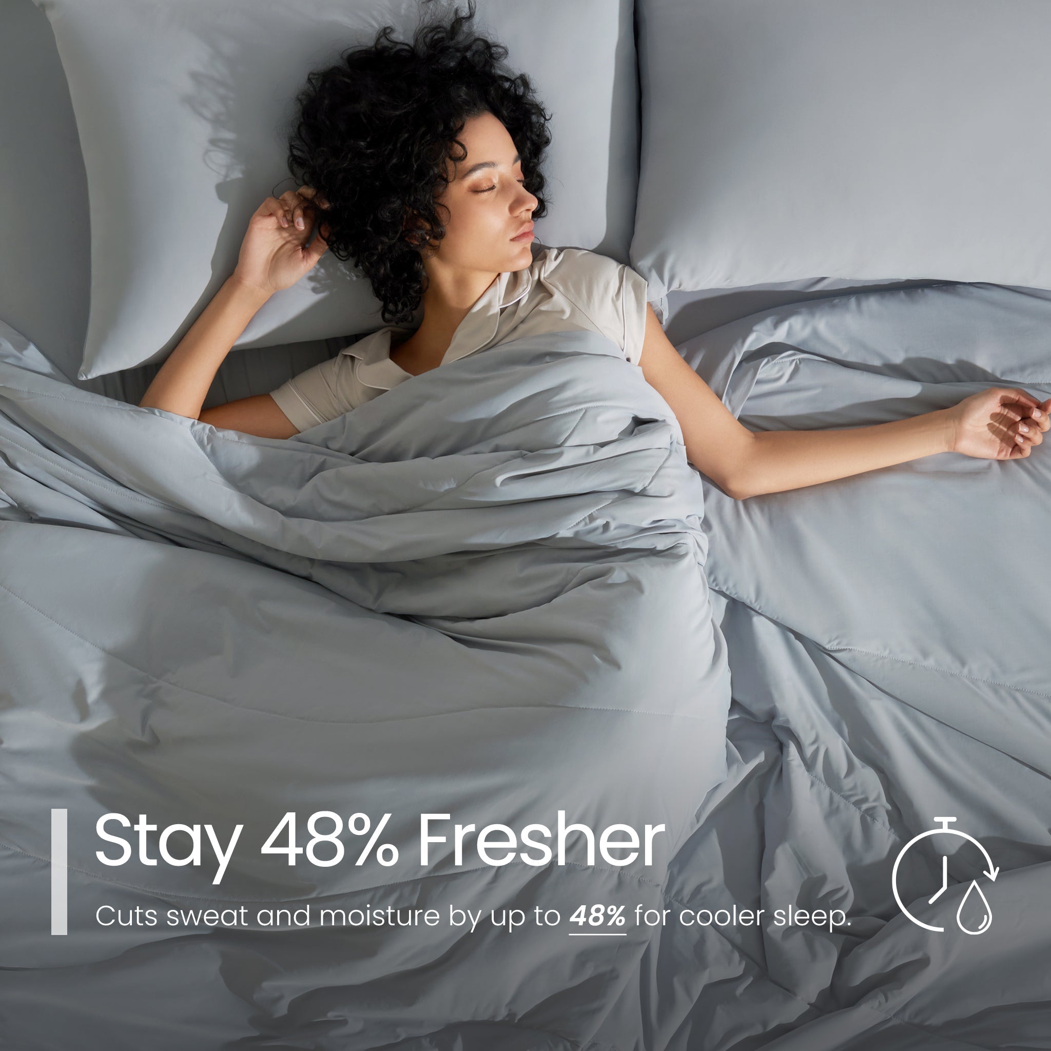 NASA Technology Deep Sleep Cooling Comforter For Temperature Regulation - Elesira