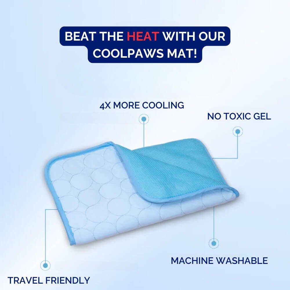 Pressure Activated Cooling Pad For Dogs Instant Relief Lightweight And Portable - Elesira
