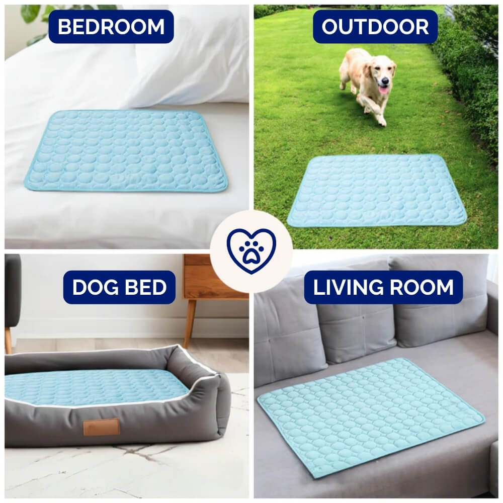Pressure Activated Cooling Pad For Dogs Instant Relief Lightweight And Portable - Elesira