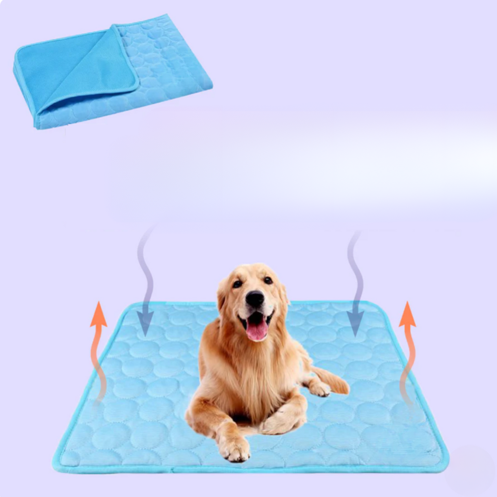 Dog Cooling Mat With Four Times Cooling Power For Hot Weather Comfort - Elesira