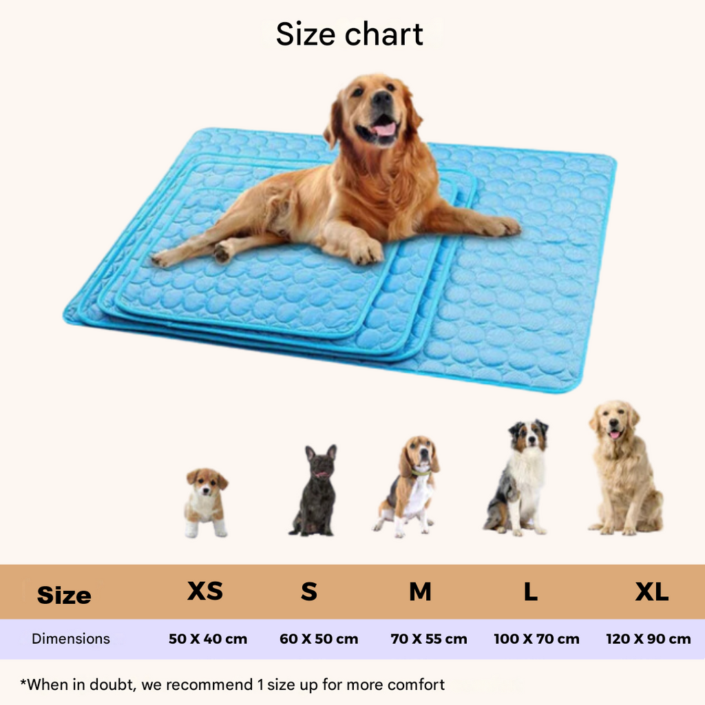Dog Cooling Mat With Four Times Cooling Power For Hot Weather Comfort - Elesira