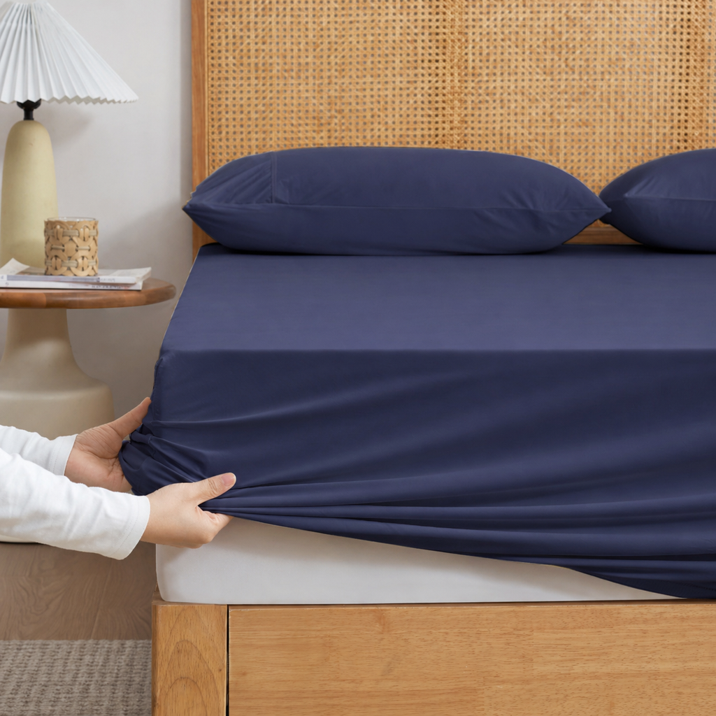 Cool Sleep Sheet Set With Deep Pockets Fitted Sheets Hot Sleepers - Elesira