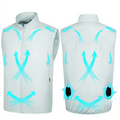 USB Rechargeable Cooling Vest With Adjustable Airflow For Outdoor Comfort - Elesira