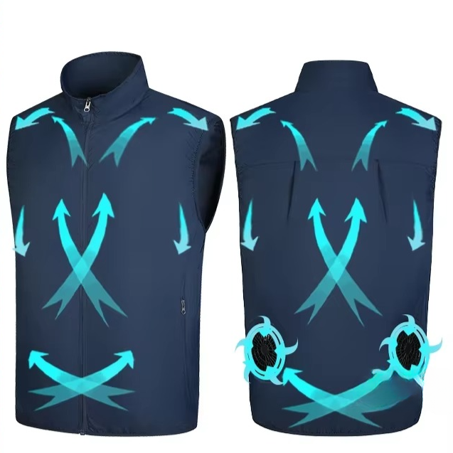 USB Rechargeable Cooling Vest With Adjustable Airflow For Outdoor Comfort - Elesira
