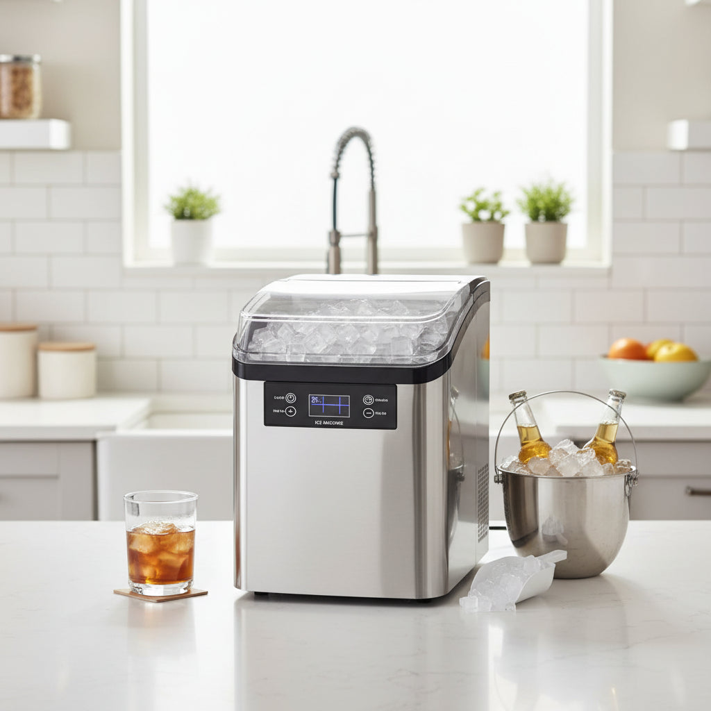 Countertop Style Ice Maker With Large Capacity For Fast Ice - Elesira