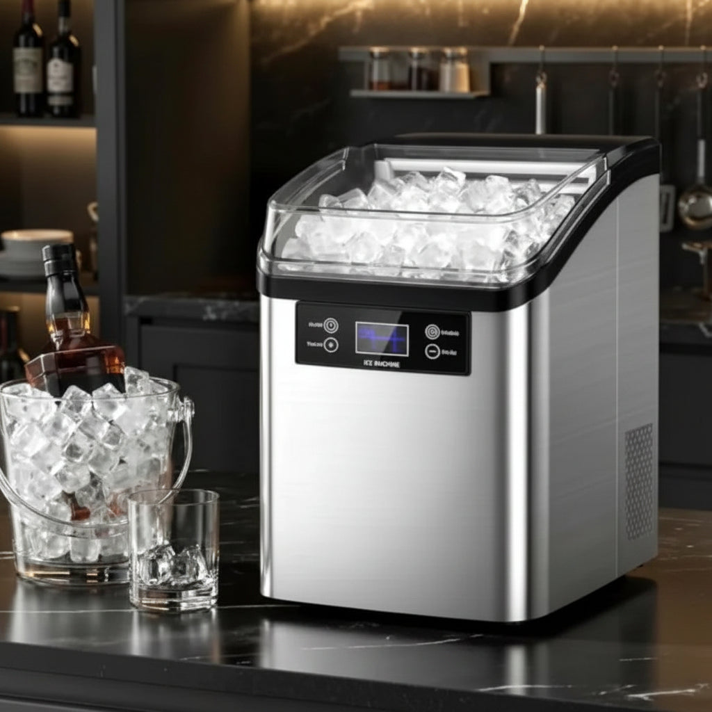 Countertop Style Ice Maker With Large Capacity For Fast Ice - Elesira