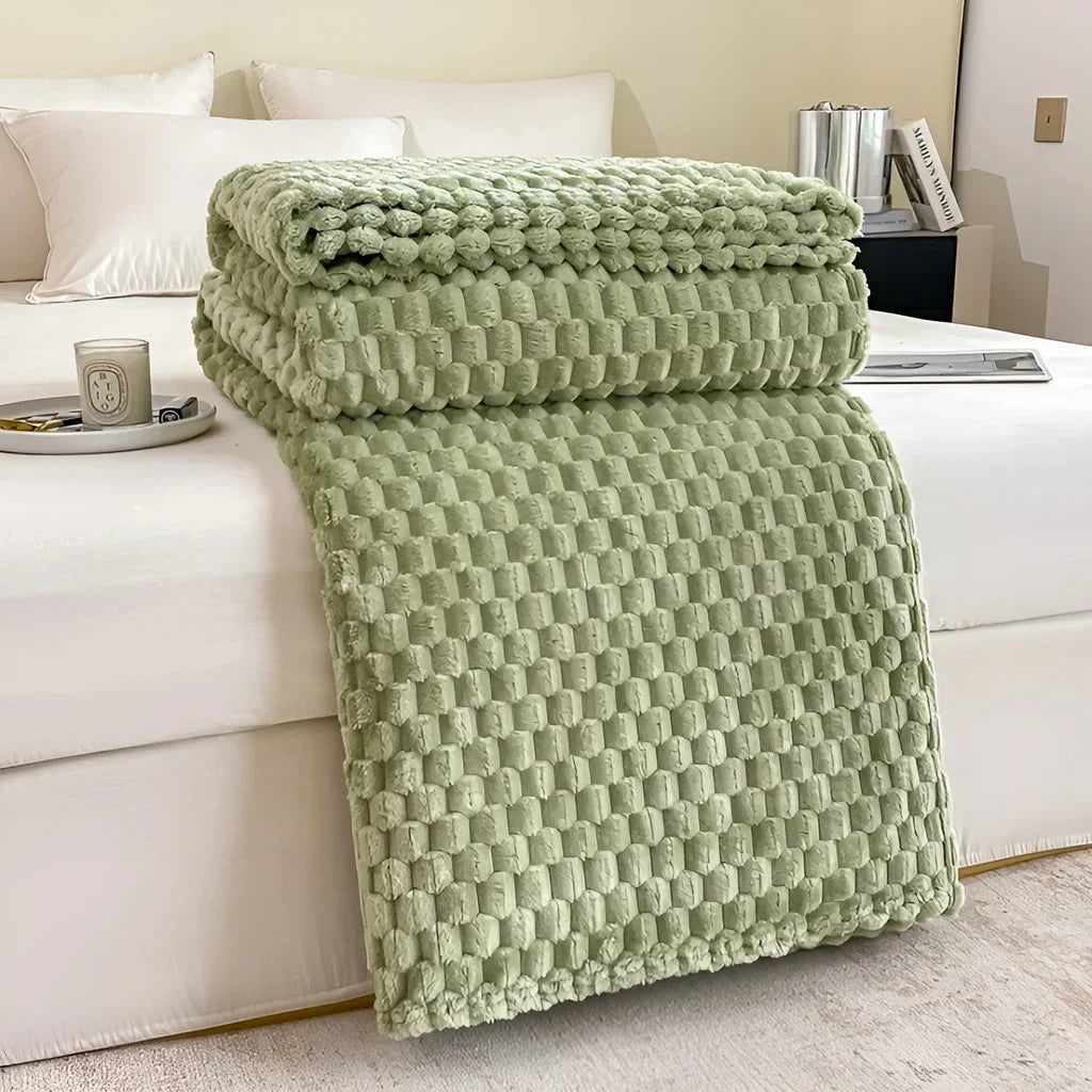 CozyNest polárpléd kanapéra és ágyra légáteresztő kényelemmel és egész évben kellemes meleggel - Elesira