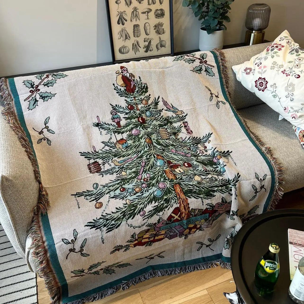 Nutcracker And Stars Fleece Christmas Blanket For Cozy Warmth - Elesira