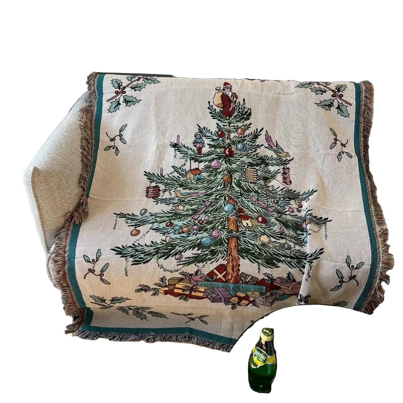 Nutcracker And Stars Fleece Christmas Blanket For Cozy Warmth - Elesira