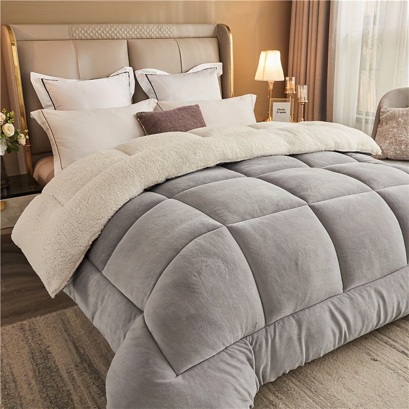 Cozy Comfort Blanket Three Layer Bedspread With Reversible Warmth - Elesira
