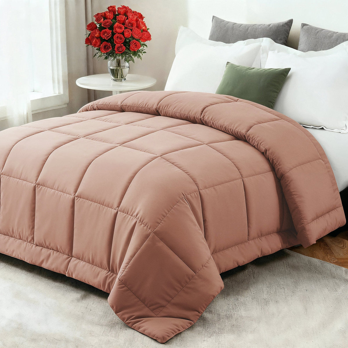 Cozy Comfort dyne til alle årstider med ultrablødt fiberfyld til åndbar søvn – Elesira