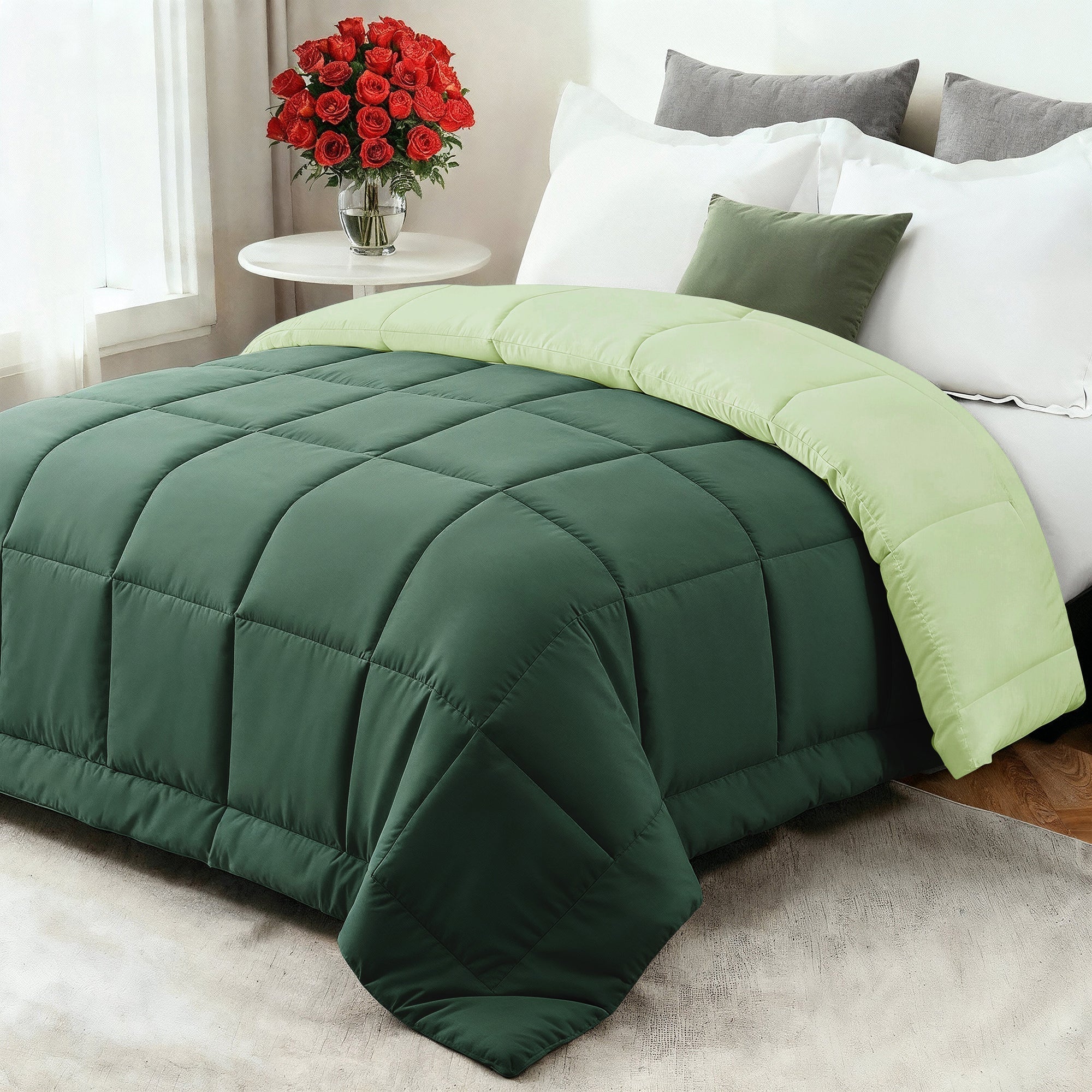 Cozy Comfort dyne til alle årstider med ultrablødt fiberfyld til åndbar søvn – Elesira