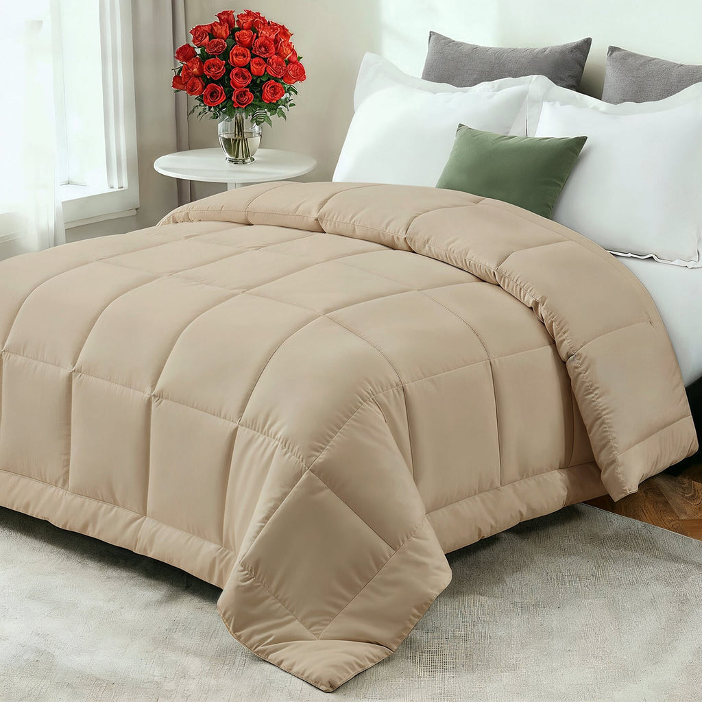 Cozy Comfort dyne til alle årstider med ultrablødt fiberfyld til åndbar søvn – Elesira
