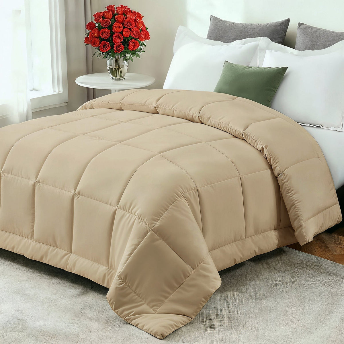Cozy Comfort dyne til alle årstider med ultrablødt fiberfyld til åndbar søvn – Elesira