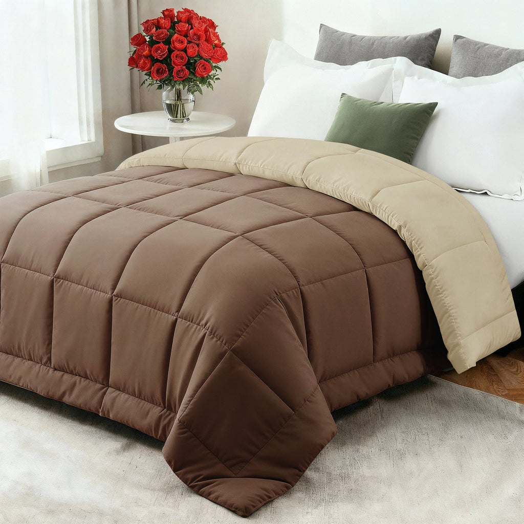 Cozy Comfort dyne til alle årstider med ultrablødt fiberfyld til åndbar søvn – Elesira