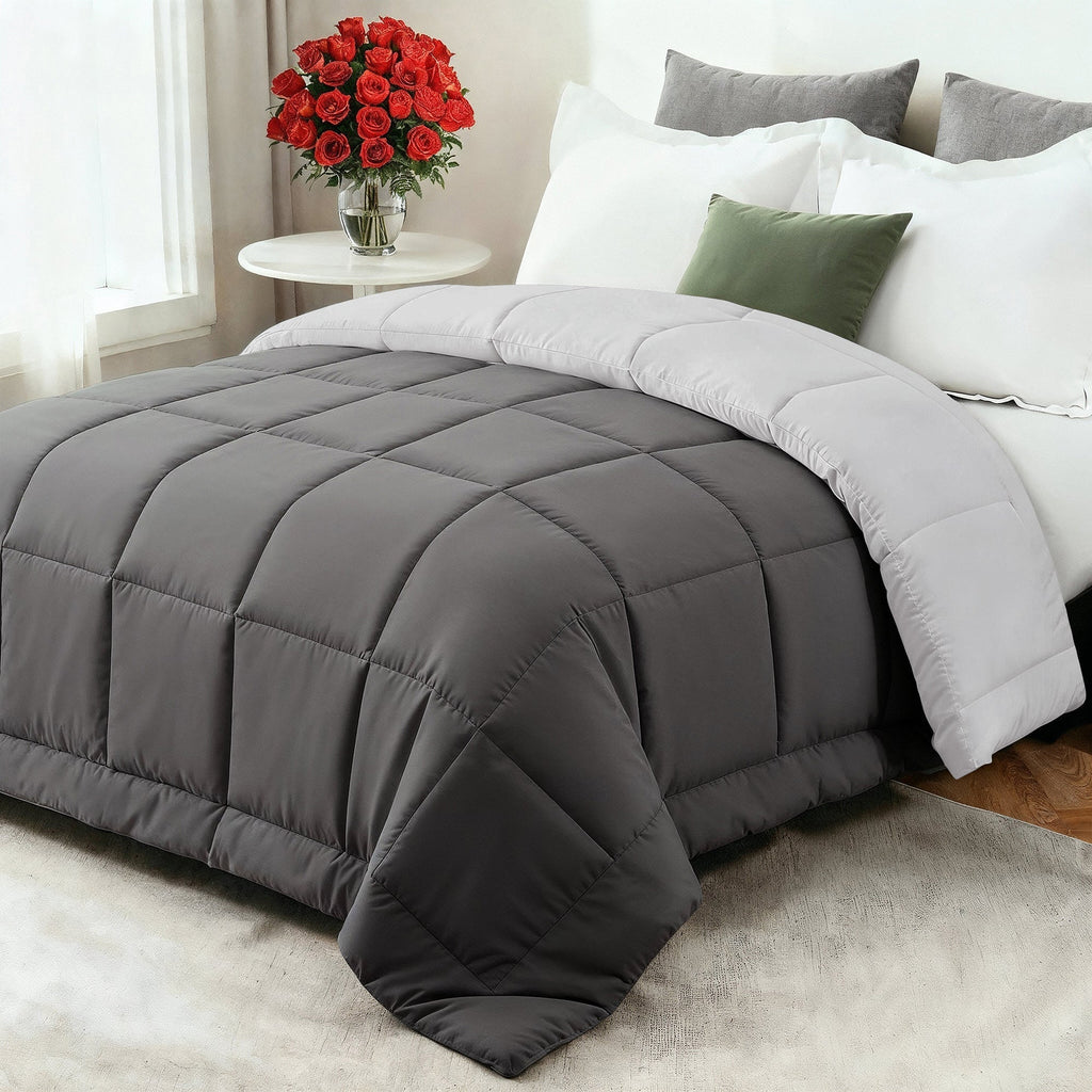 Cozy Comfort dyne til alle årstider med ultrablødt fiberfyld til åndbar søvn – Elesira