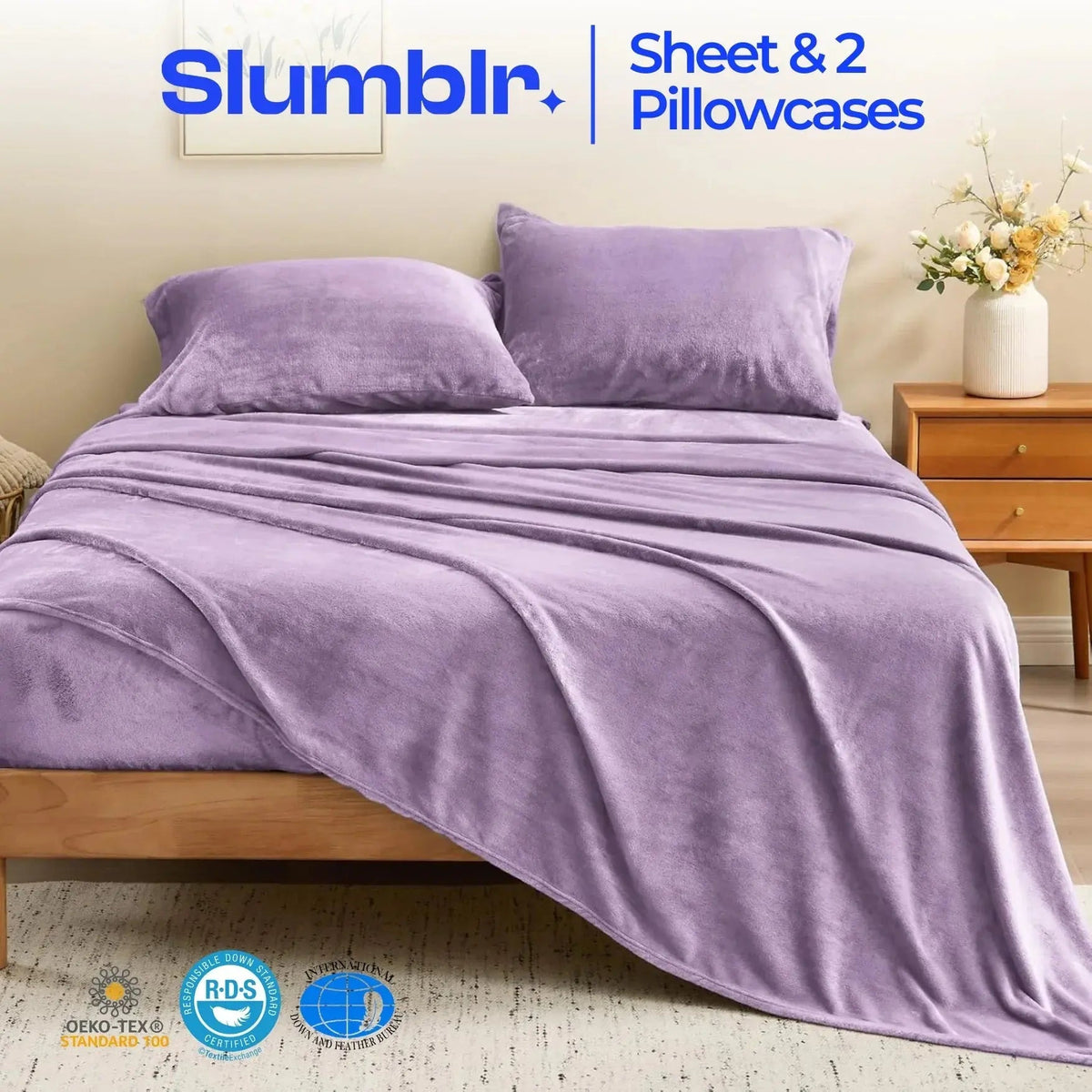 Cozy Nights Flannel Bedding Ensemble With All Season Deep Pocket Sheet - Elesira