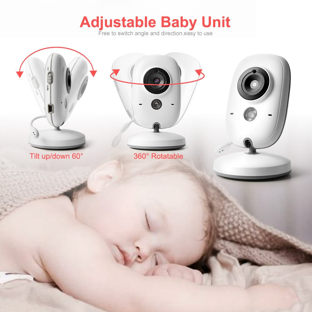 Wireless Baby Monitor with LCD Screen and Two-Way Audio Communication | elesira