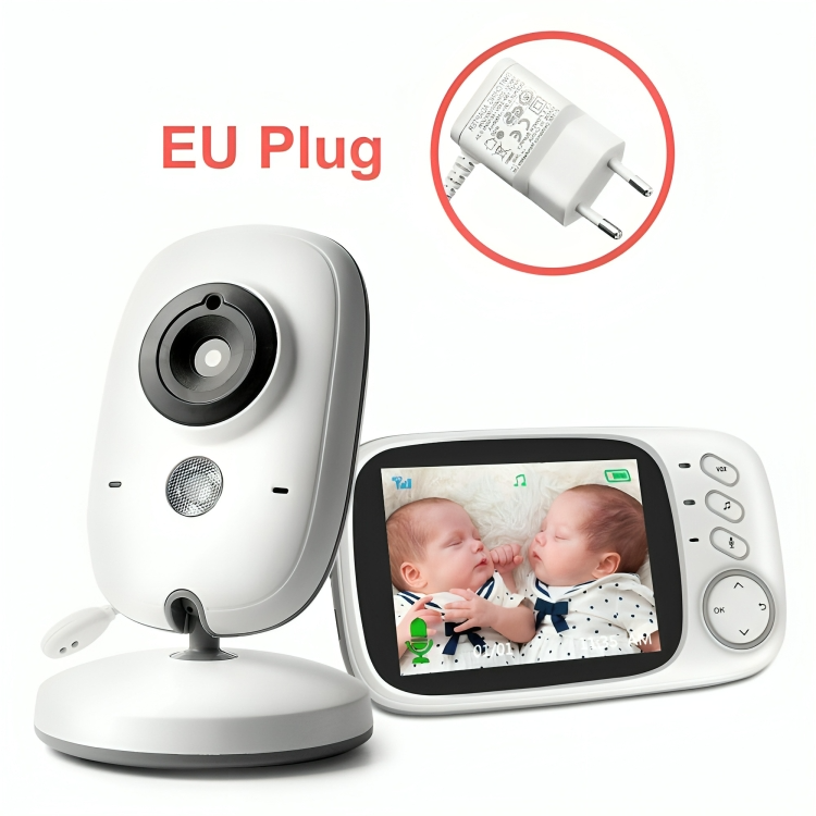 Wireless Baby Monitor with LCD Screen and Two-Way Audio Communication | elesira
