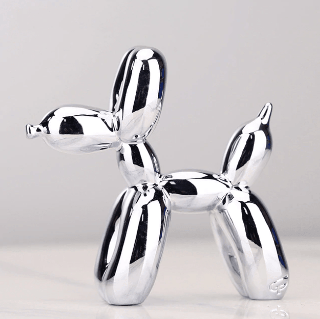 Creative Home Decor Electroplated Balloon Sculpture With Abstract Design Wall Art - Elesira