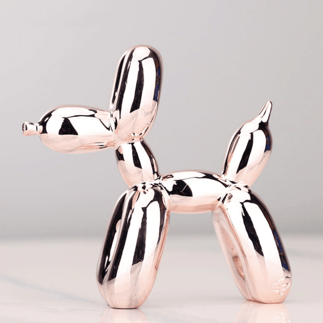 Creative Home Decor Electroplated Balloon Sculpture With Abstract Design Wall Art - Elesira