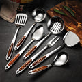 Culinary Collection rozsdamentes acél konyhai eszközkészlet ergonomikus fogantyúkkal szakácsoknak - Elesira