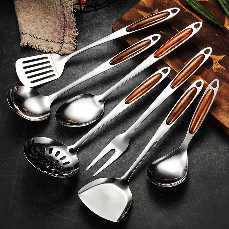 Culinary Collection rozsdamentes acél konyhai eszközkészlet ergonomikus fogantyúkkal szakácsoknak - Elesira