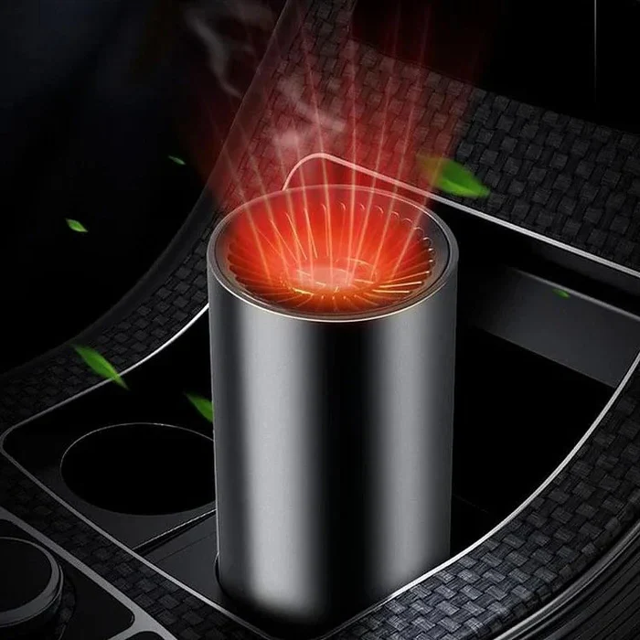 Cup Style Heater For Vehicles With 360 Degree Rotatable Plug - Elesira