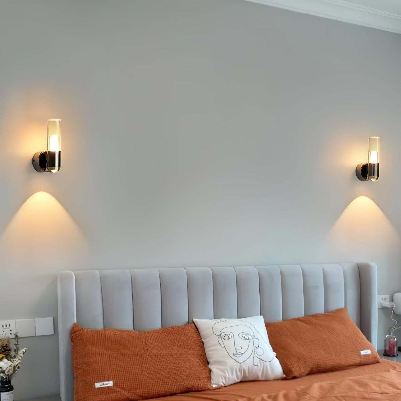 Stilrena LED-vägglampor för moderna miljöer – set med 2 | elesira