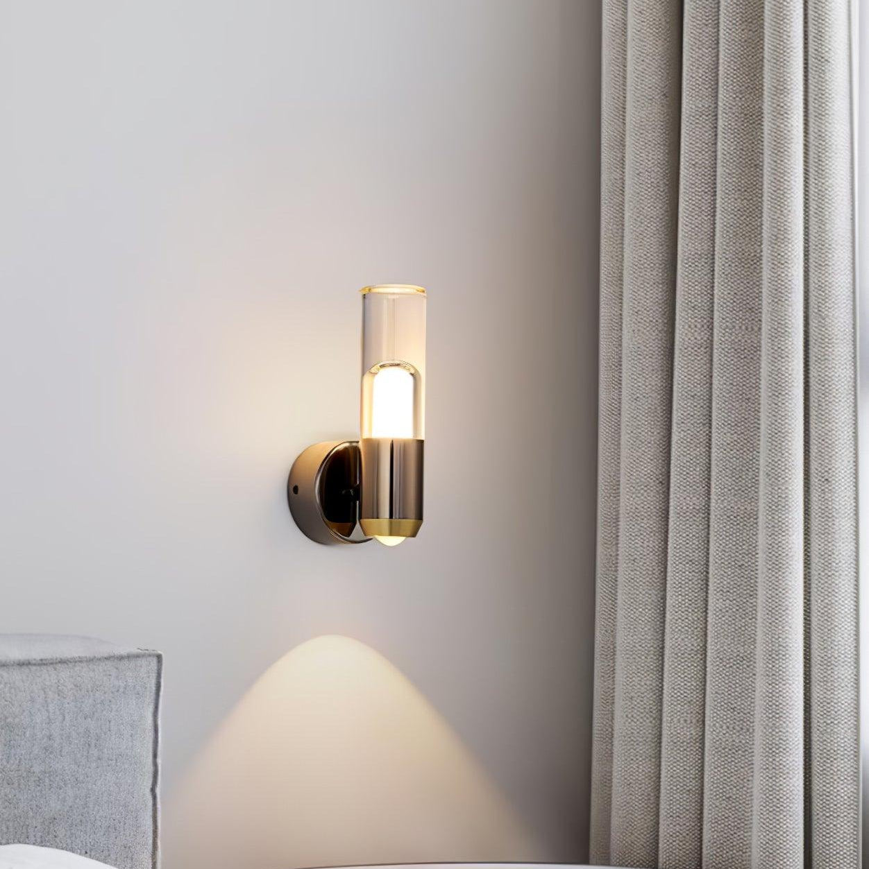 Stilrena LED-vägglampor för moderna miljöer – set med 2 | elesira
