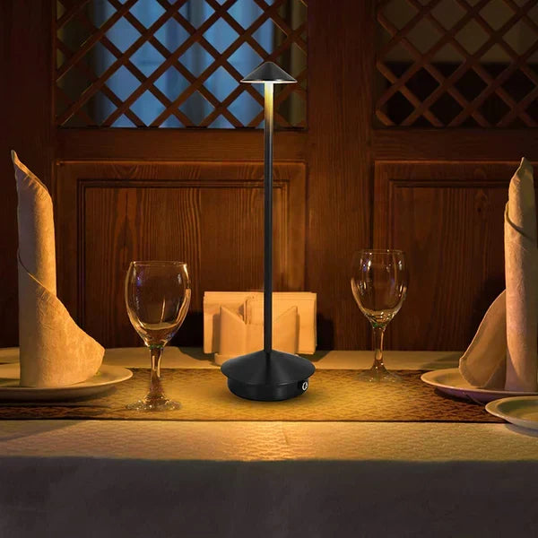 LumiGlow – Luxe Wireless Table Lamp with Memory Function and Adjustable Lighting | elesira