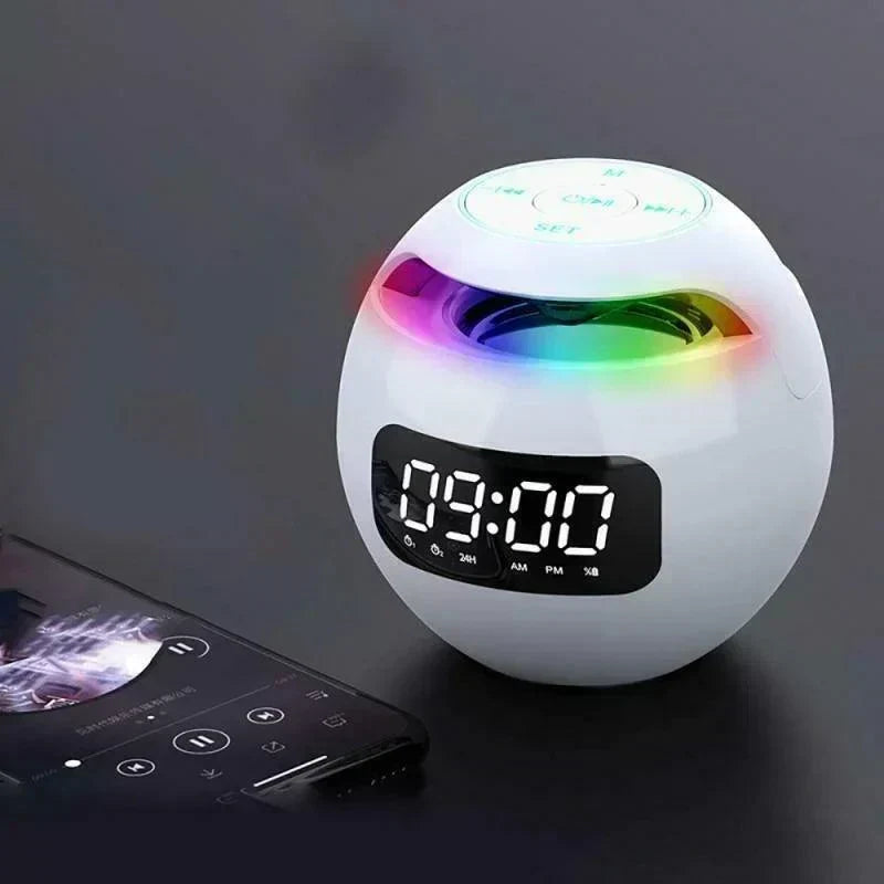 Sveglia smart Bluetooth con altoparlante e luce notturna colorata | elesira