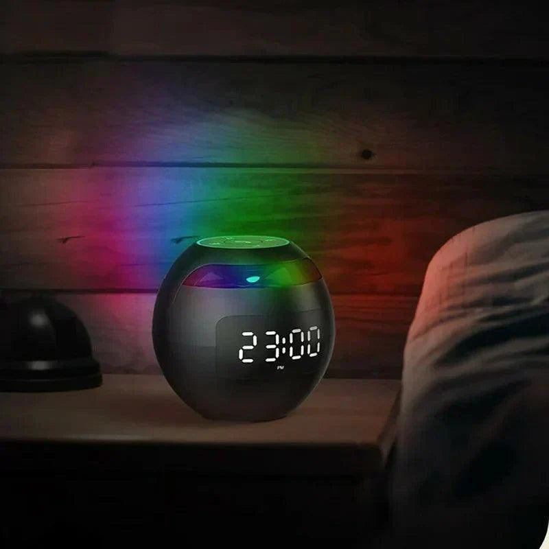 Sveglia smart Bluetooth con altoparlante e luce notturna colorata | elesira