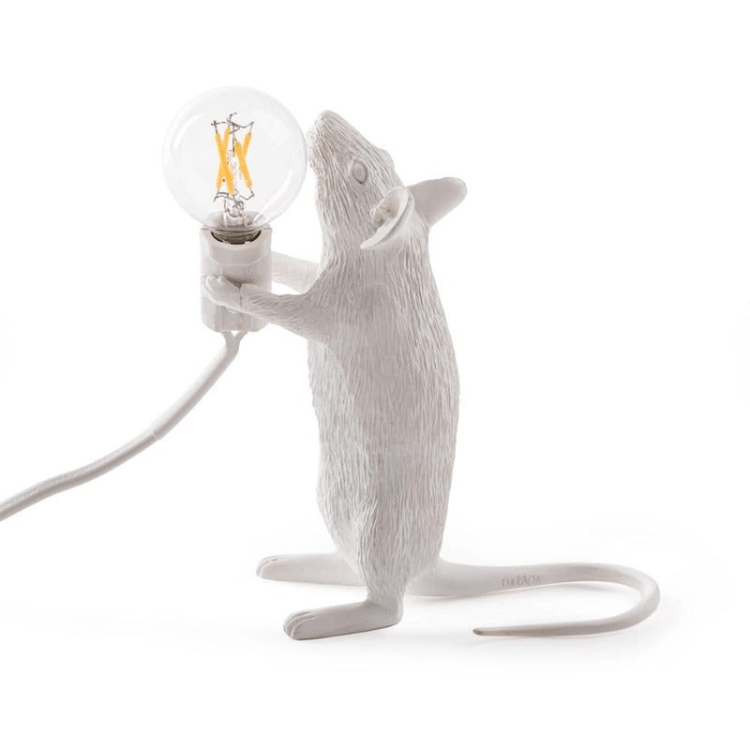 Candeeiro de mesa com rato divertido – luz LED única para qualquer espaço | elesira