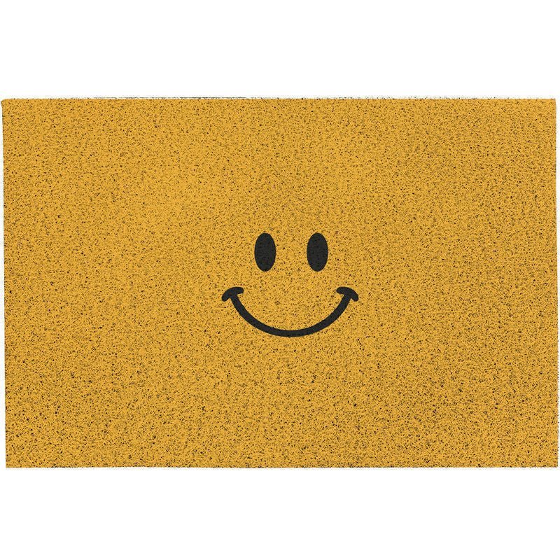 Felpudo de entrada con emoji divertido y agarre fiable | elesira