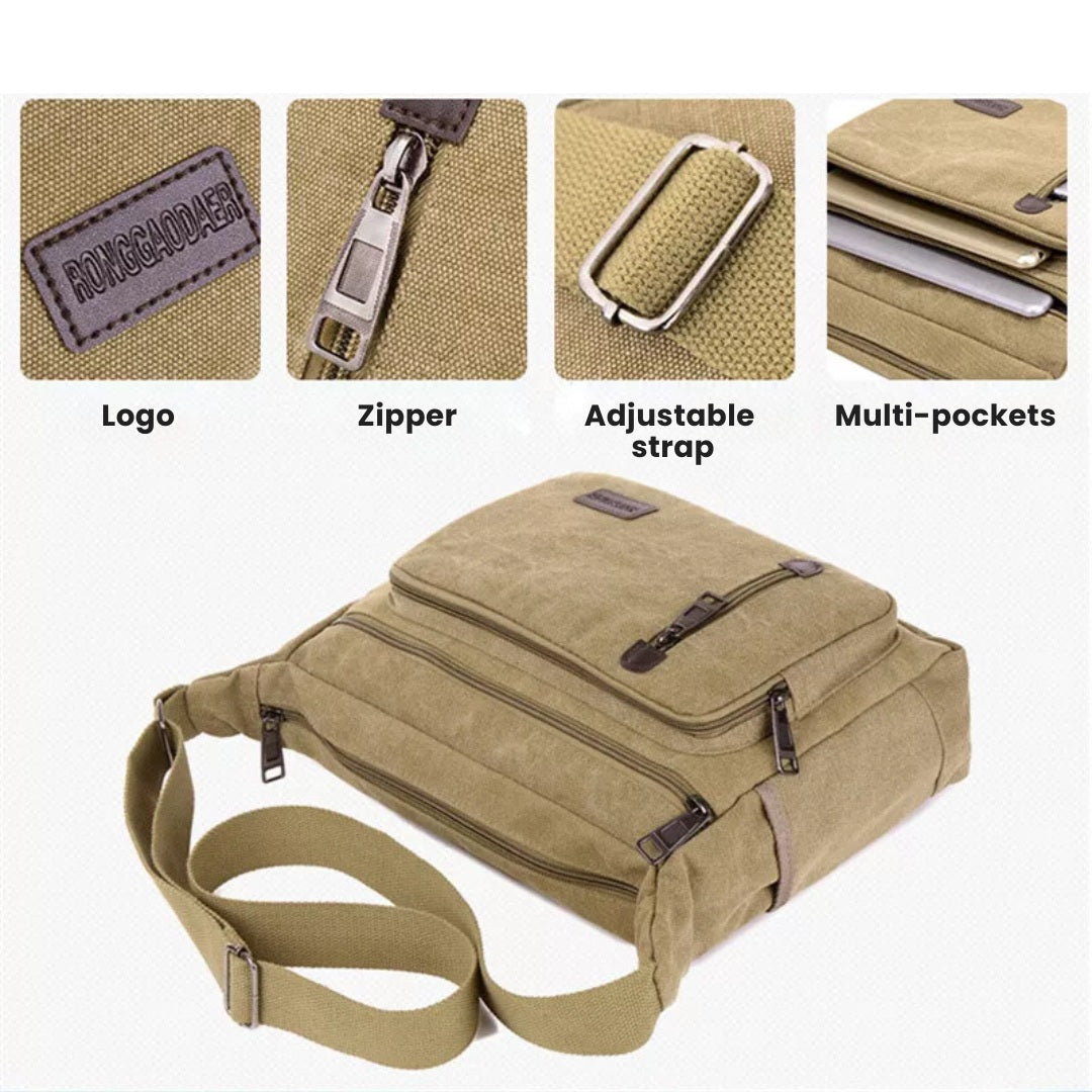 Borsa a tracolla versatile e capiente per le avventure di tutti i giorni | elesira