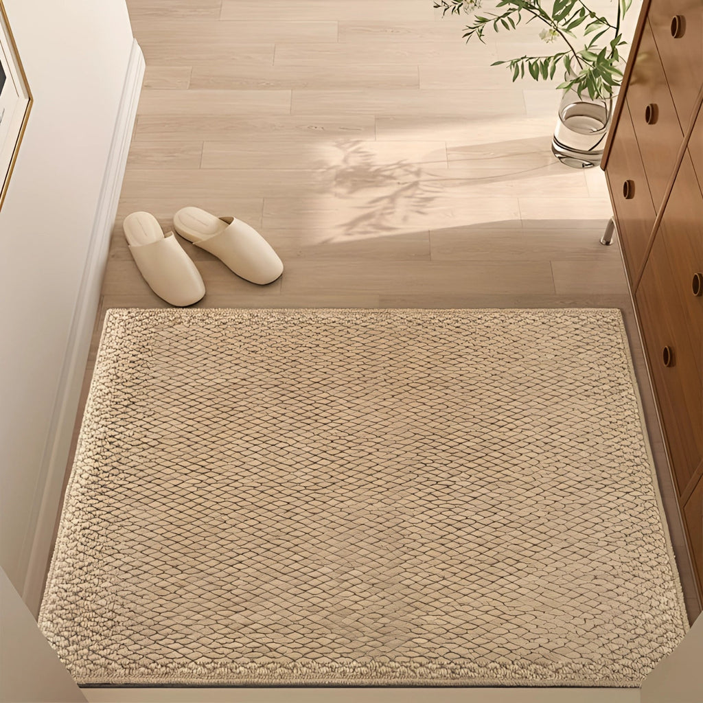 Zerbino ecologico con grande tappeto antiscivolo per interni e lavabile - Elesira