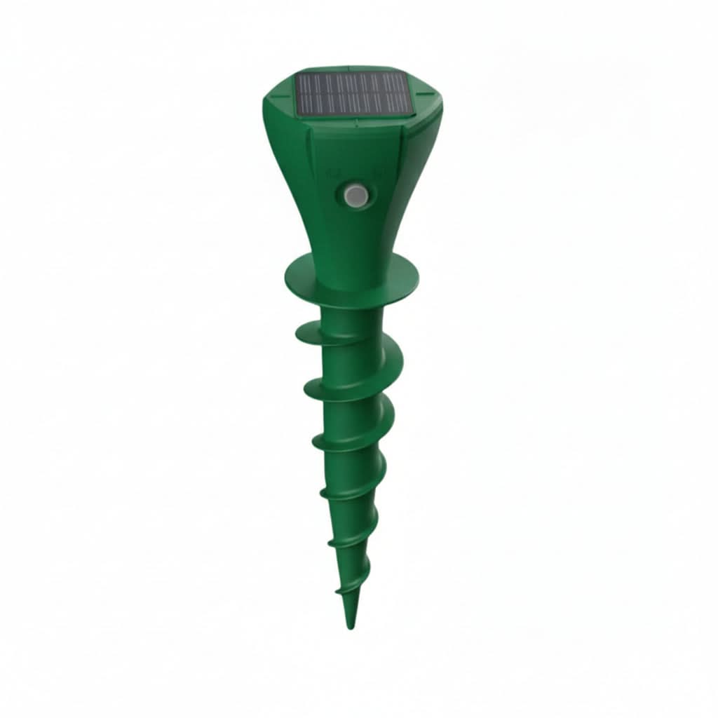 Solar Mole Repellent for Eco-Friendly Garden Protection with Silent Vibration | elesira