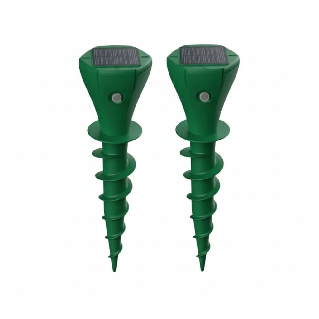 Solar Mole Repellent for Eco-Friendly Garden Protection with Silent Vibration | elesira